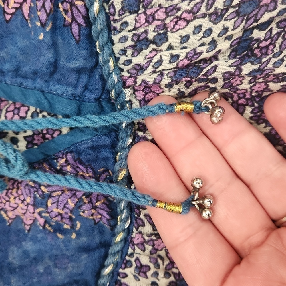Karma Highway Peasant Boho Blouse - Picture 4 of 7